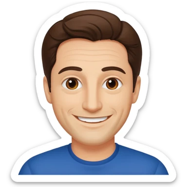 Manfredi Aliquò, Italian Actor (b.1958) sticker