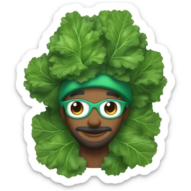 kale queen sticker
