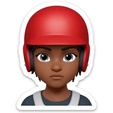 Gonemili Grace casque rouge sticker