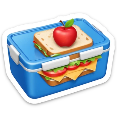 lunch box of kid sticker