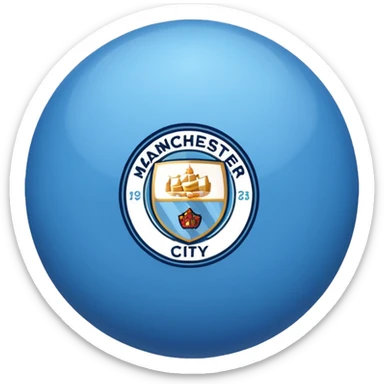 Manchester city emoji sticker