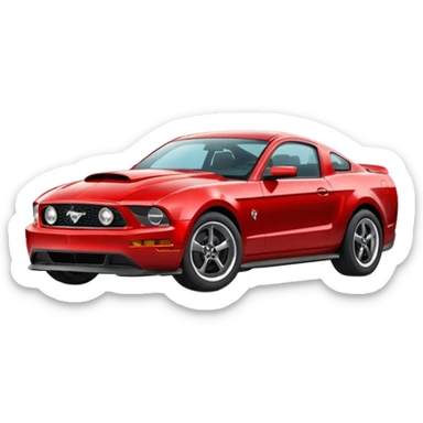 outer Mustang sticker