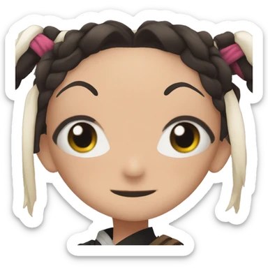 Nezuko from Demon Slayer sticker