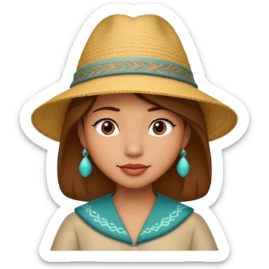 Disney raya with her hat sticker