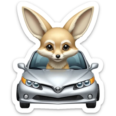 fennec car sticker