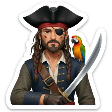 Pirate sticker
