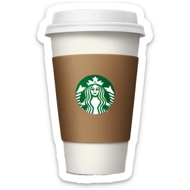 starbucks coffee cup sticker