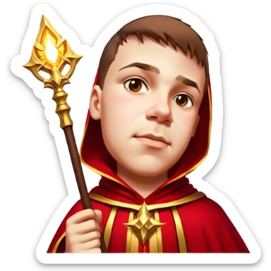 Crimson Spellbinder sticker