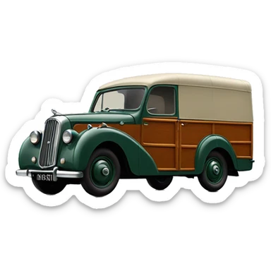 1952 Jowett Bradford van sticker