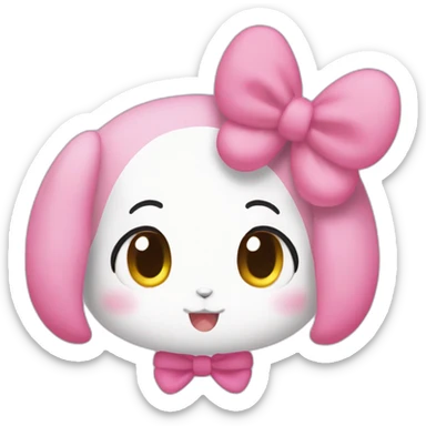 Baku onegai my melody sticker