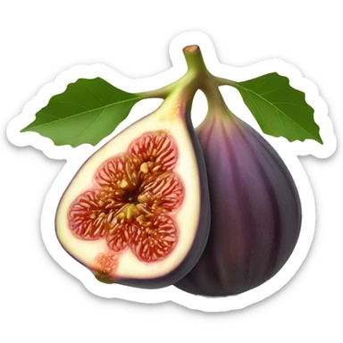 Fig fruit sticker