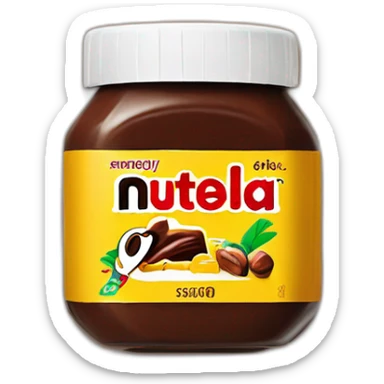 Dieu Nutella sticker