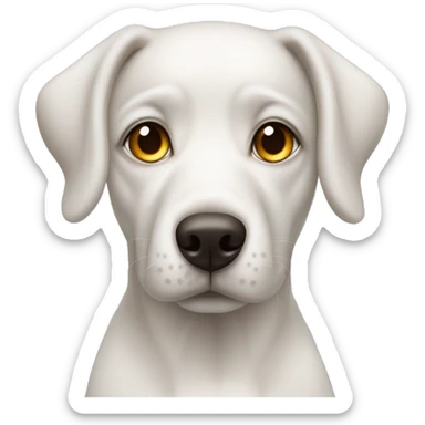 dog with heterochromia   sticker