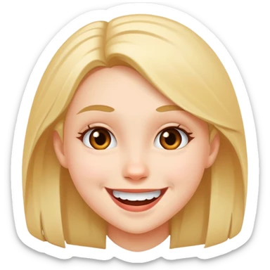 Cara traviesa sticker