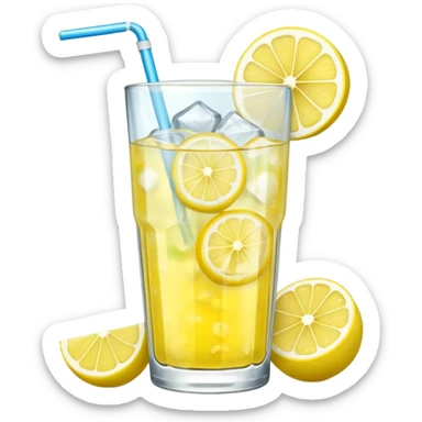 lemonade with ice sticker
