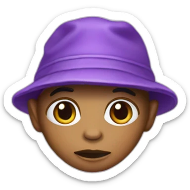 e.t. de boné roxo sticker