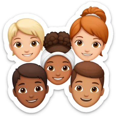 5 best friends sticker