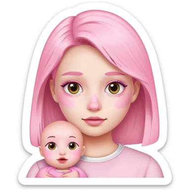 Baby pink snapchat sticker
