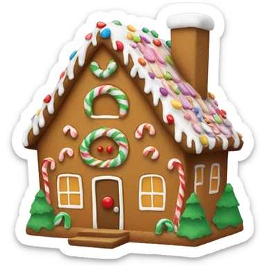 Gingerbread house  sticker