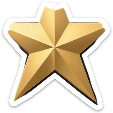 a star in Hollywood Walk of Fame sticker