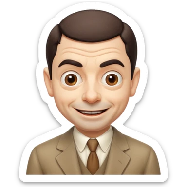 mr bean sticker