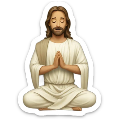  Pray Jesus  sticker