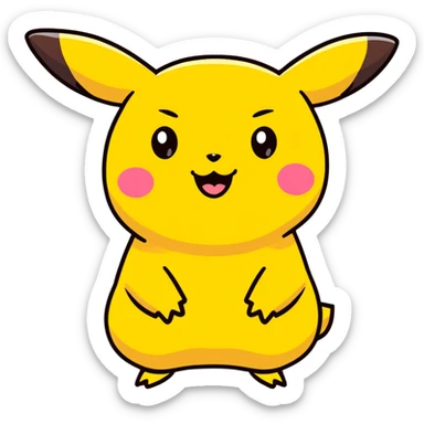homosexual pikachu  sticker