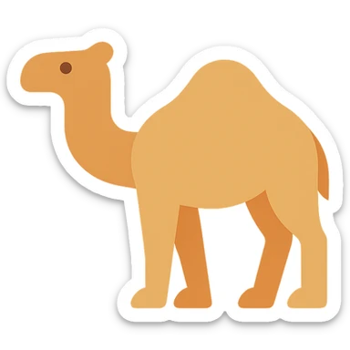 Camel sticker