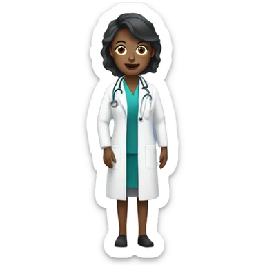 doctor woman  sticker