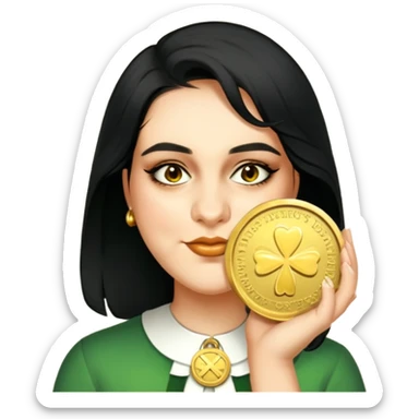 Golden Token sticker