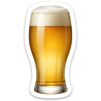 Bière heineken dans un verre  sticker