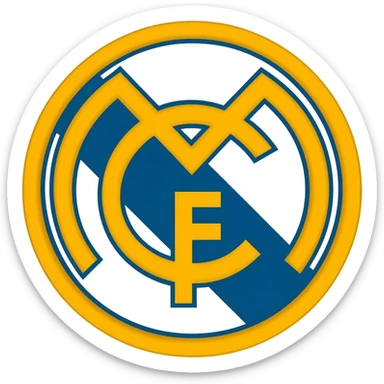 Sigla real madrid sticker