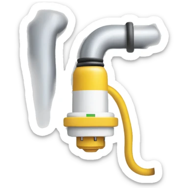 A shore power unit should depict a large, industrial-grade electrical plug with thick cables connecting to a power box or grid station. Next to the plug, there could be a ship icon or outline, symbolizing the connection to a docked vessel. sticker