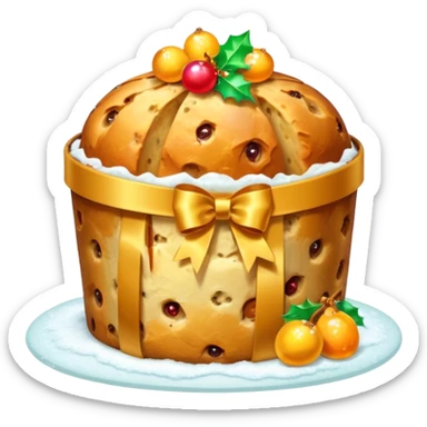 Panettone regali spumante sticker