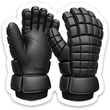 gloves para ice hockey sticker