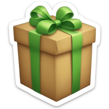 christmas present sticker