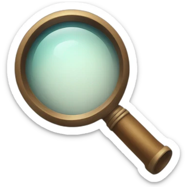 magnifying glass on instagram icon sticker
