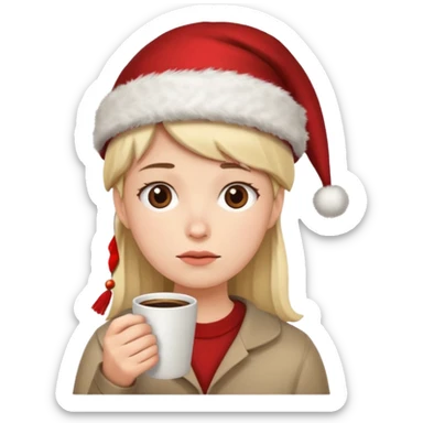 Developer going back to work after christmans holidays sticker