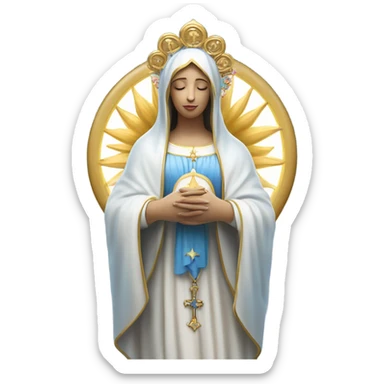 Virgen de fatima sticker