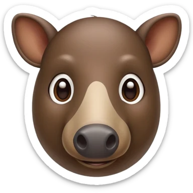 Tapir emoji sticker