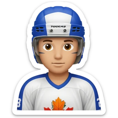 hockey player sticker