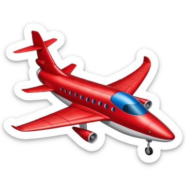 Bombordilo crocodillo with a plane body red sticker