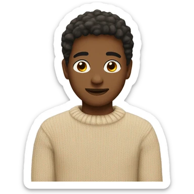 Beige sweater  sticker