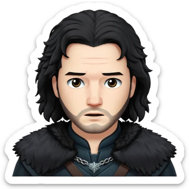 jon snow sticker