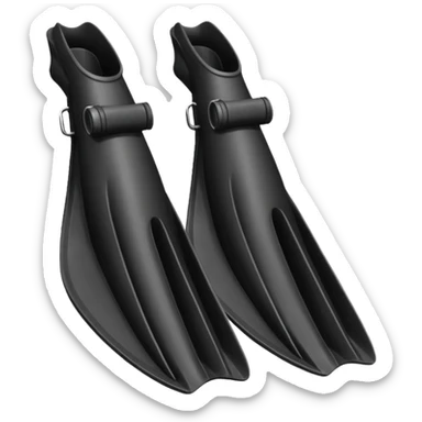  diving fins sticker