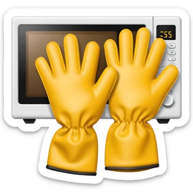 MICROWAVE GLOVES sticker