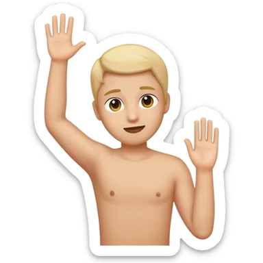 hiel hitler arm out emoji sticker