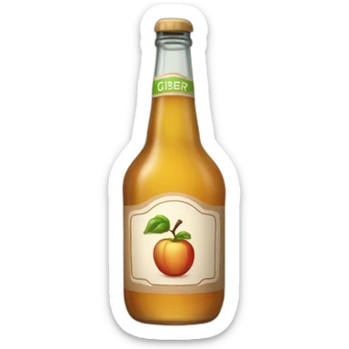 cider bottle sticker
