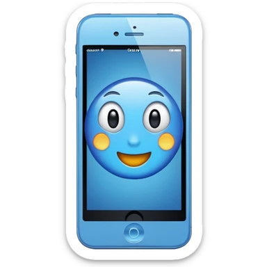 iphone 16 blue sticker