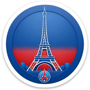 create a PSG Club logo emoji sticker